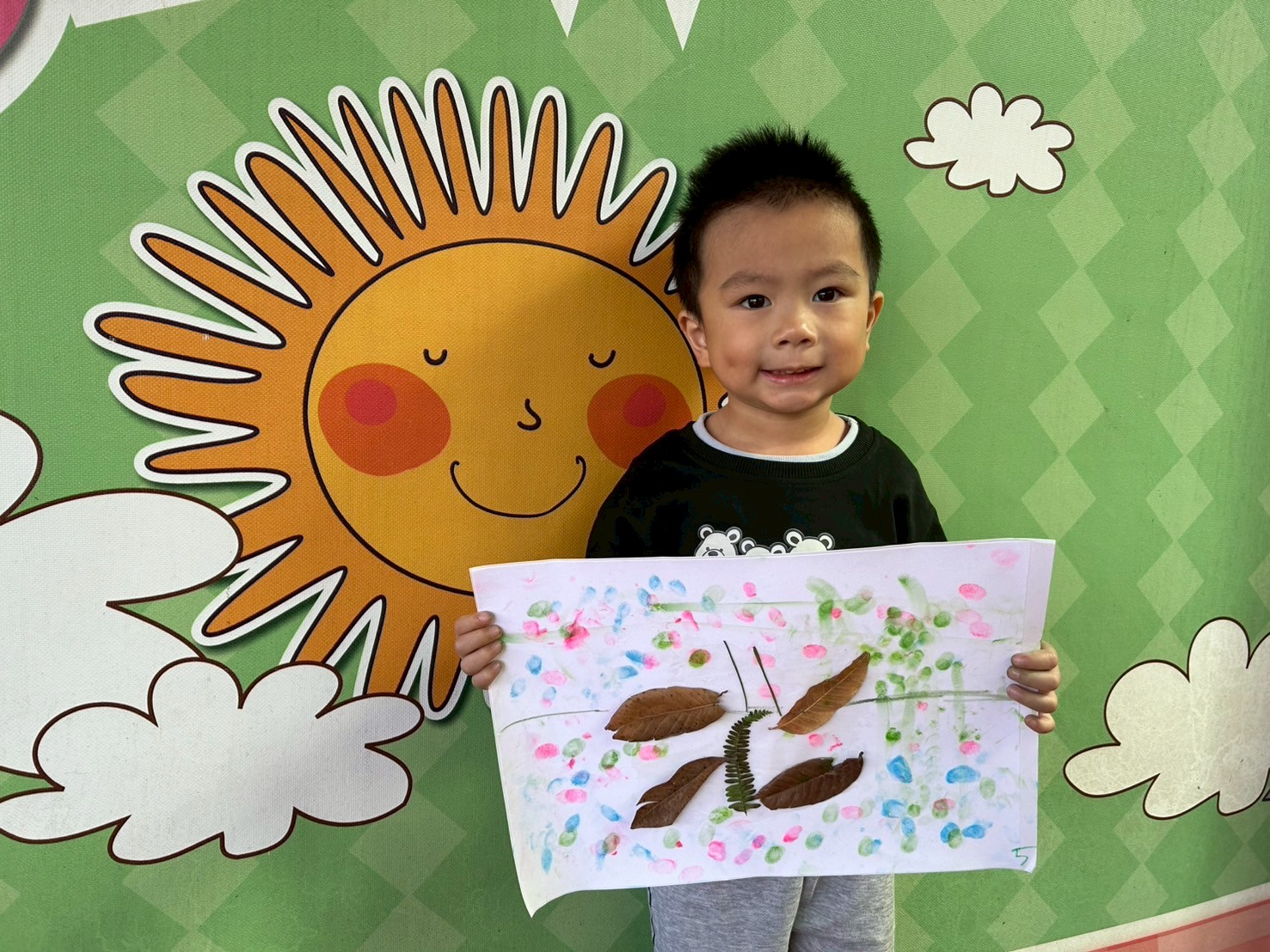 Miffy1141128主題活動~葉子玩拓印-蝴蝶