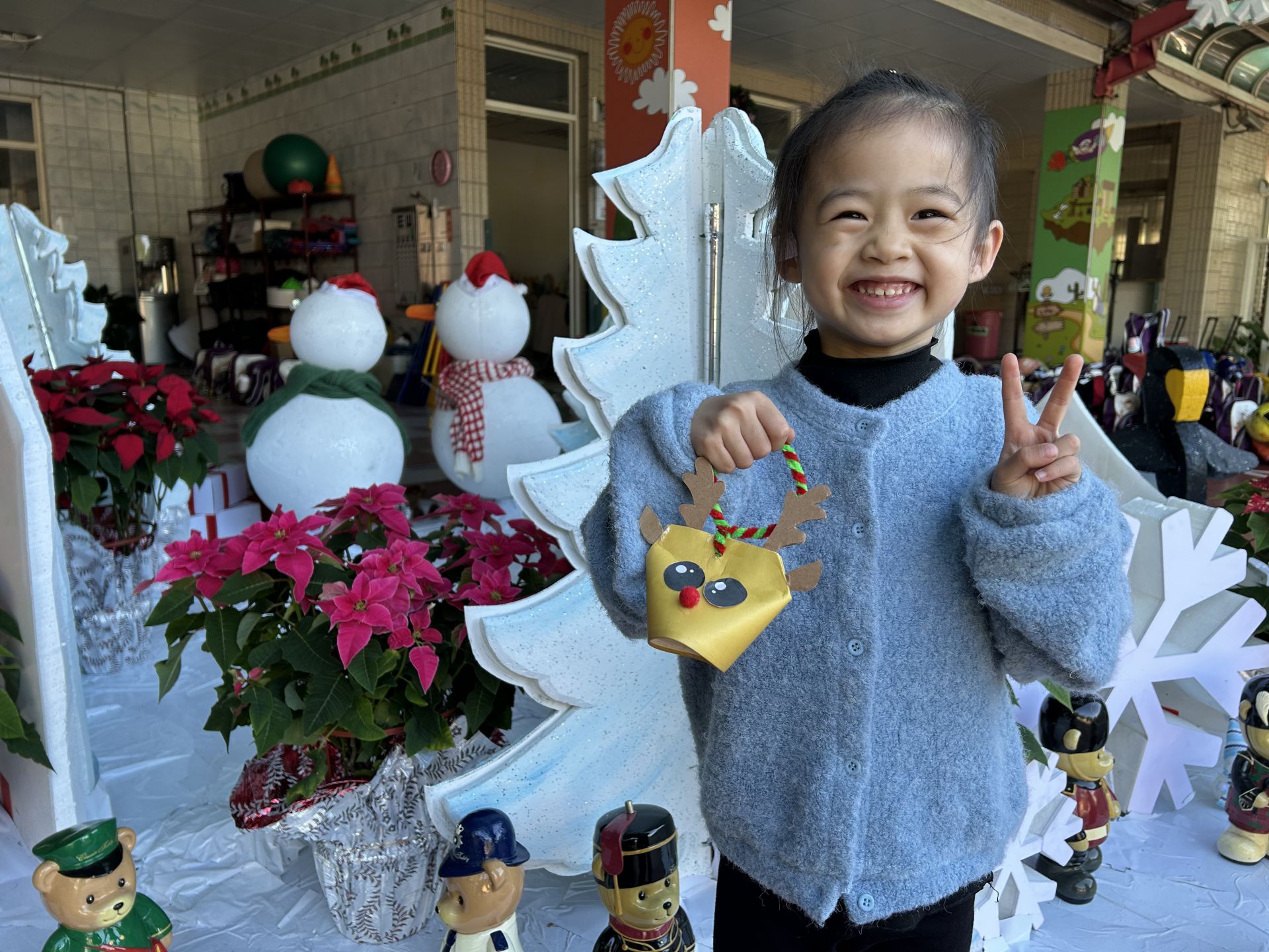 Miffy1215馴鹿遇上雪人