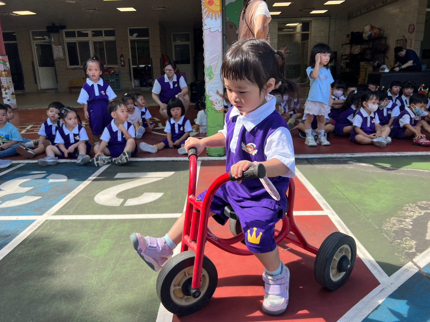 Miffy1150817晨間活動~騎車車