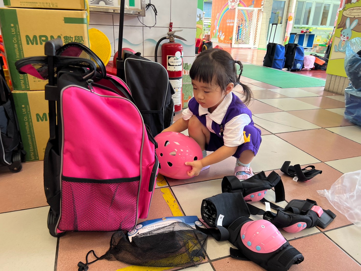 Miffy1150817大肢體活動~護具練習
