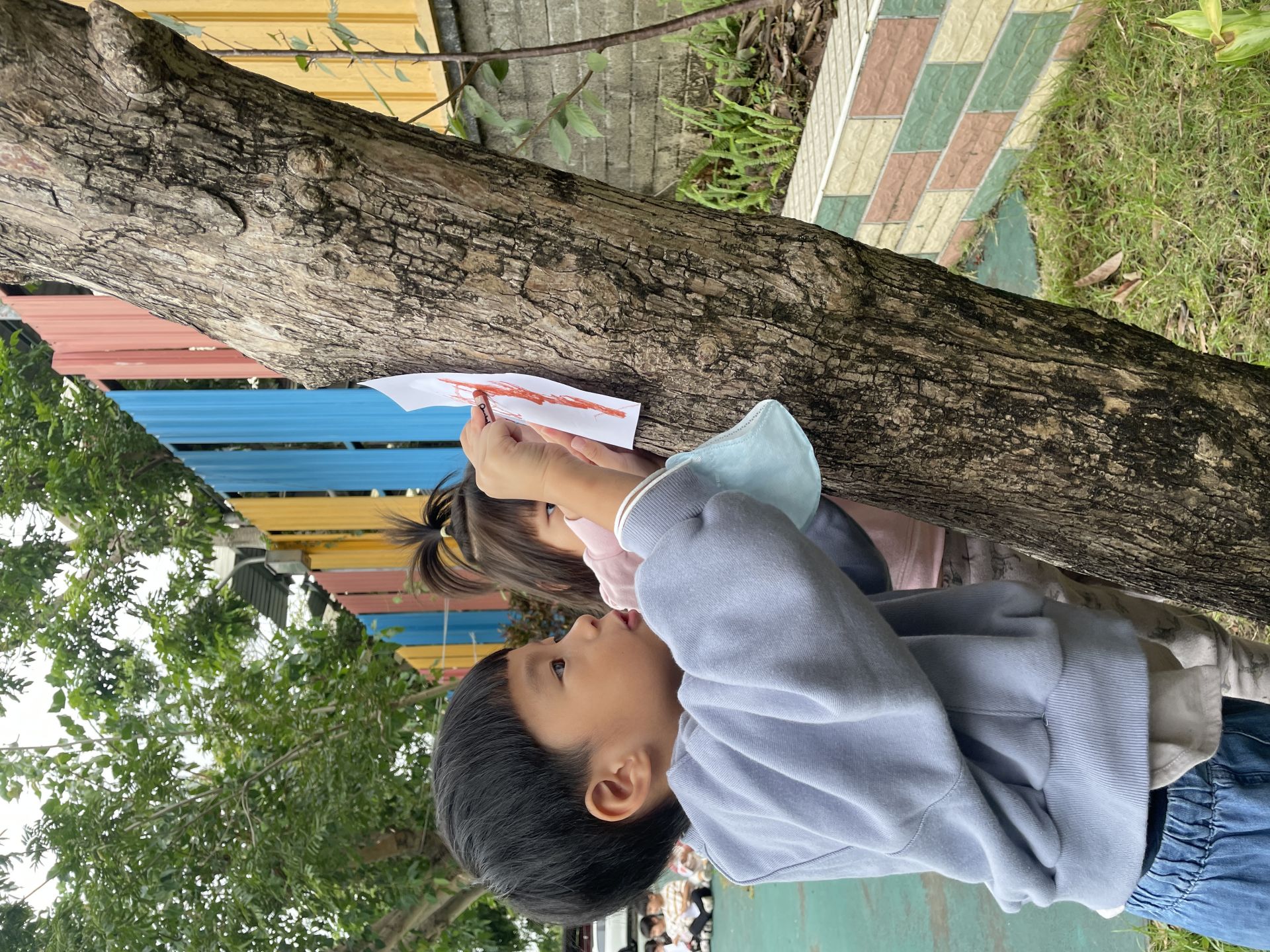 Poli1141104主題活動-拓印葉子