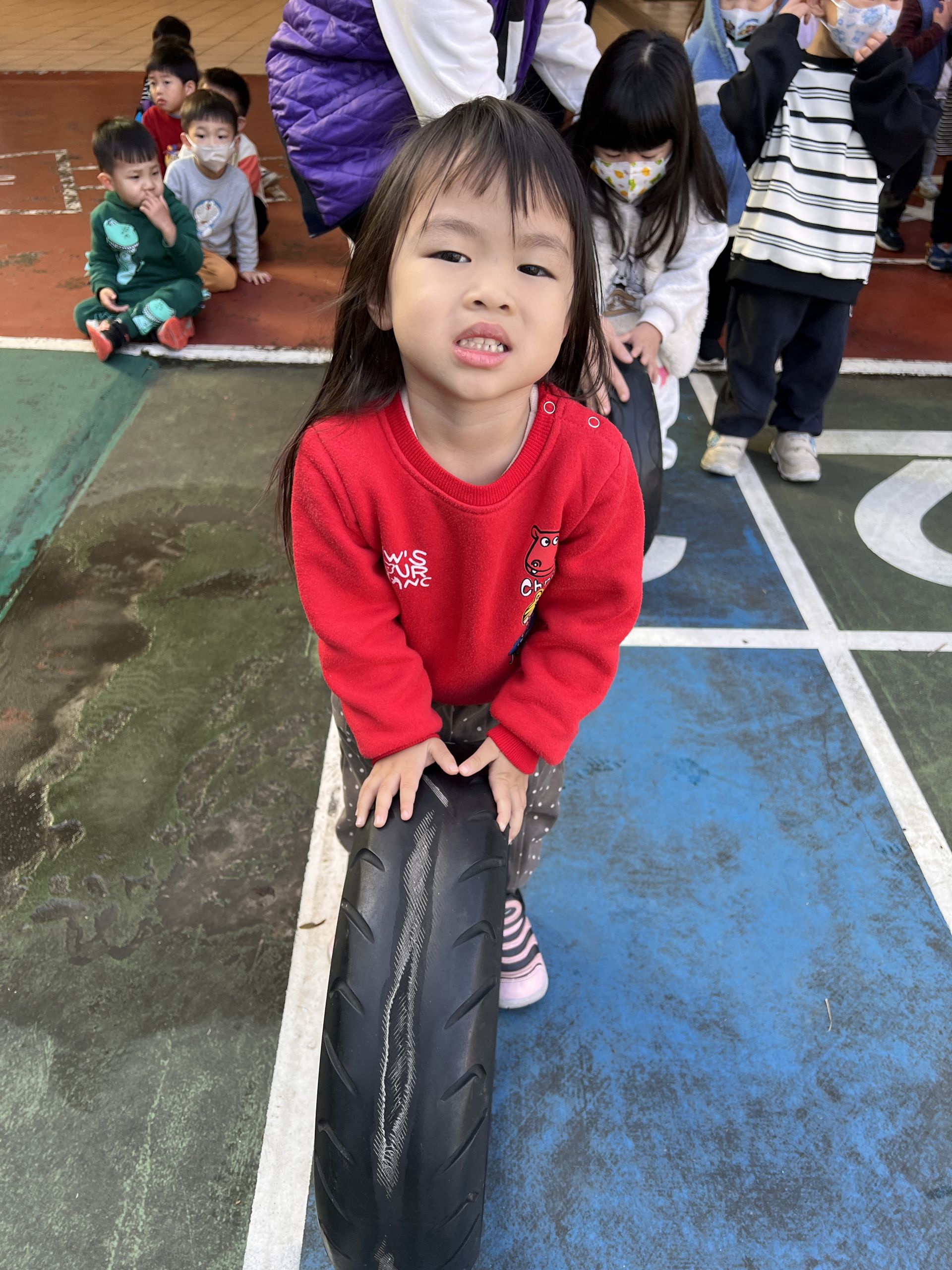 Yoyo-115.02.03晨間活動-輪胎