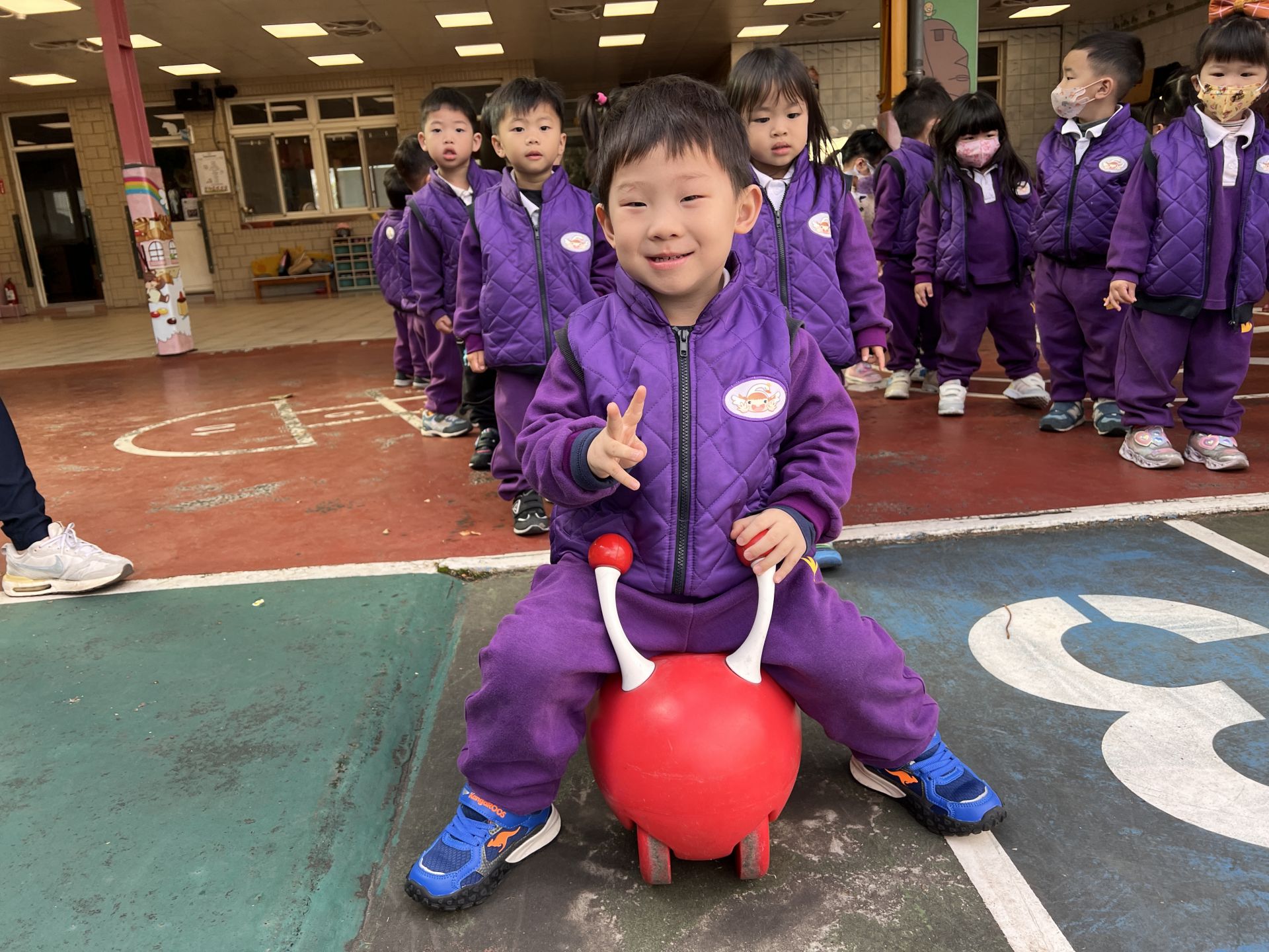 Yoyo-115.03.12豆豆車-晨操活動